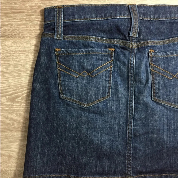 NWOT GAP Denim Jean Mini Skirt Size 4 - Picture 7 of 10